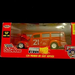 Vintage NASCAR 50 Anniversary CITGO 1940 ford Woodie premier die cast replica